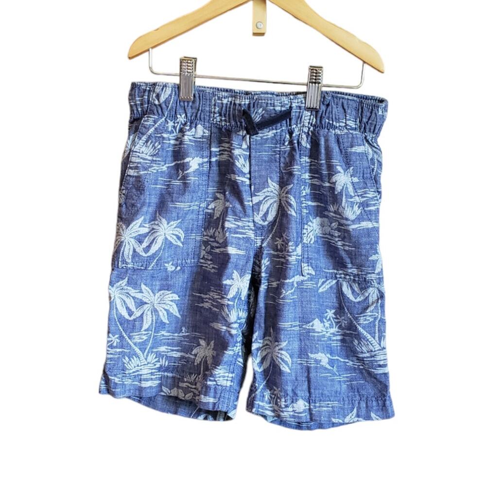 Gap Boy's Shorts Island Theme Blue Cotton Large